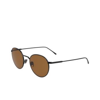 Lacoste Round Metal Ultra-Thin Sunglasses - Brýle Pánské Černé | CZ-uy1cr3